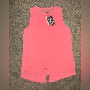 Bestisun Yoga Athletic Shirt Long Tank Tops Loose Fit Women Size M/L. NWT